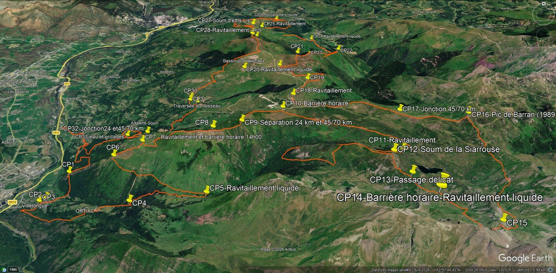 Capture 70 km